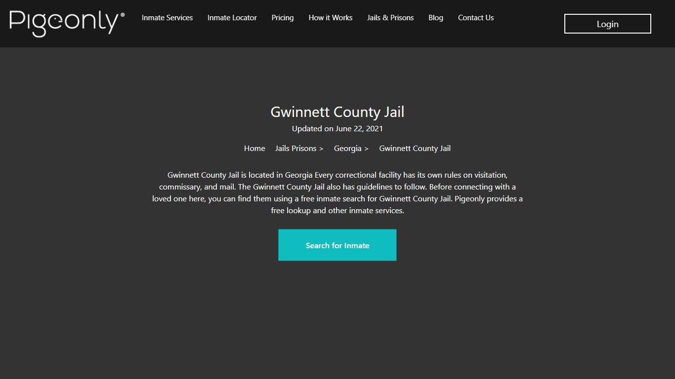 Gwinnett County Jail Inmate Search | Georgia - Pigeonly